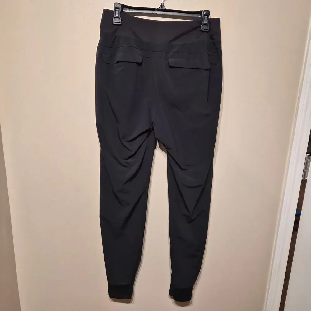 Athleta Lined Soho Jogger Black 8 Tall with Zip Pockets - Picture 4 of 6